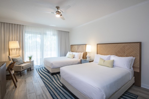 Hawks Cay Guestroom with 2 Queen Beds