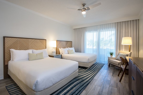 Hawks Cay Guestroom - Water View 2 Queen Beds