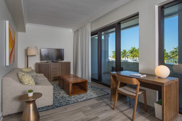 Hawks Cay Guestroom - King Junior Suite - Living Area