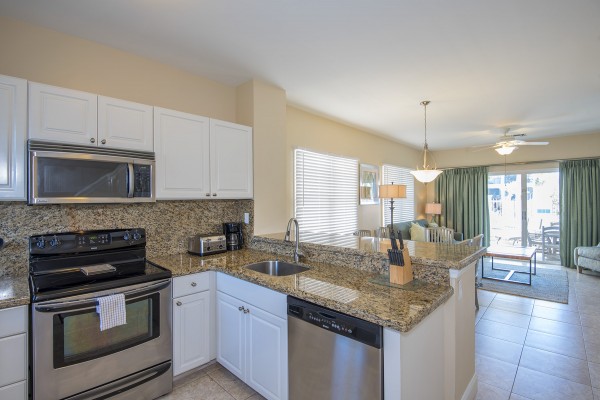 Hawks Cay Villas Harbor Village Townhouse Kitchen in the Florida Keys