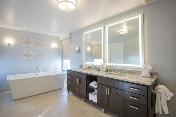 Florida Vacation Hotel Suite Bathroom at Hawks Cay Resort