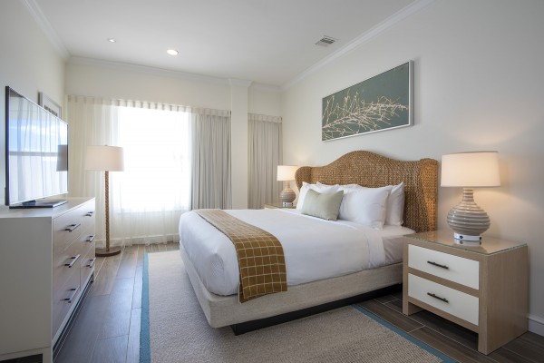 Luxury Suite Bedroom at Hawks Cay in the Florida Keys