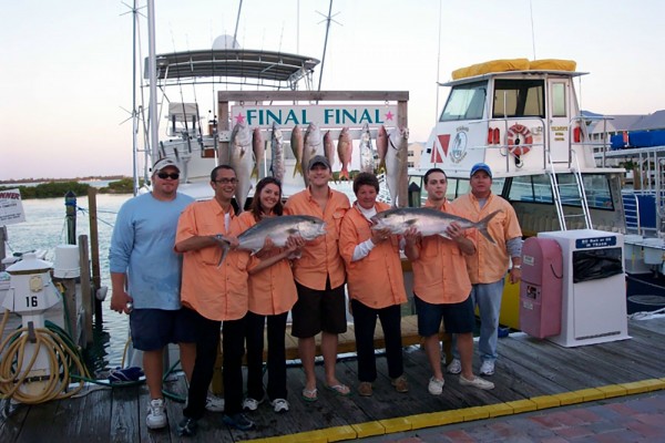 Trophy fish caught on Final Final fishing charter at Hawks Cay Resort in the Florida Keys