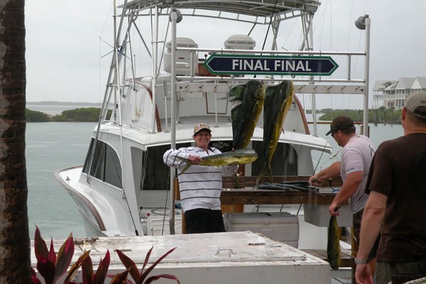 Mahi-Mahi caught on Final Final Hawks Cay fishing charters in the Florida Keys
