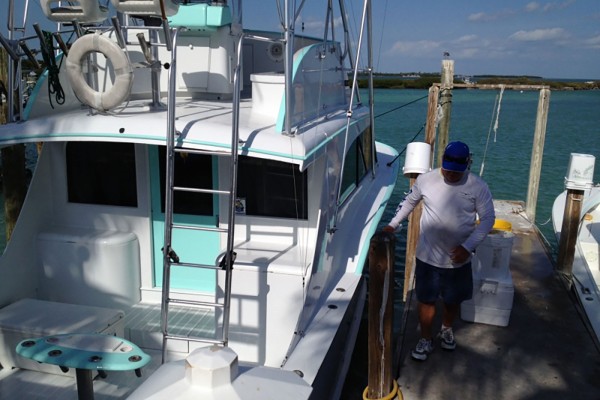Onboard the Final Final fishing charter at Hawks Cay