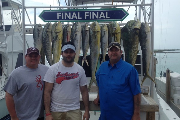 Mahi-Mahi caught on Final Final Hawks Cay fishing charters in the Florida Keys