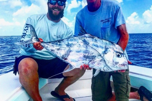 Permit caught on Final Final fishing charter at Hawks Cay Resort in the Florida Keys