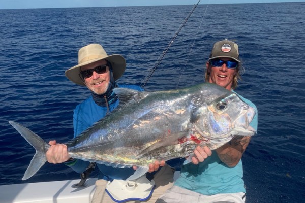 Permit caught on Final Final fishing charter at Hawks Cay Resort in the Florida Keys