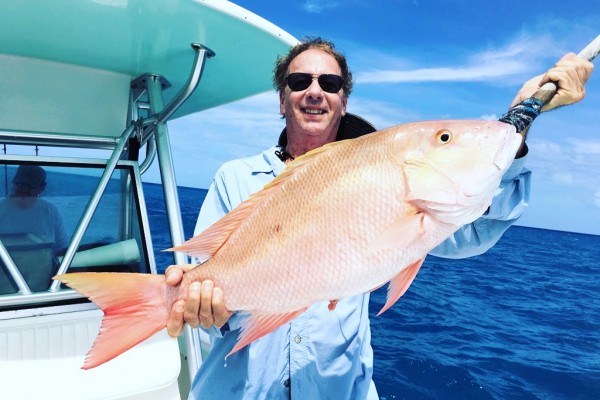 Red Snapper caught on Final Final fishing charter at Hawks Cay Resort in the Florida Keys