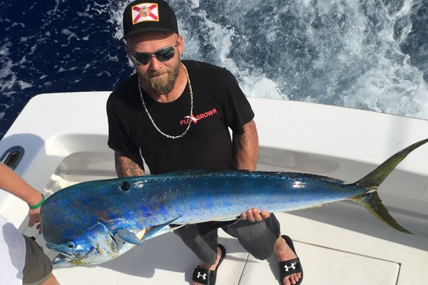 Mahi-Mahi caught on Final Final Hawks Cay fishing charters in the Florida Keys