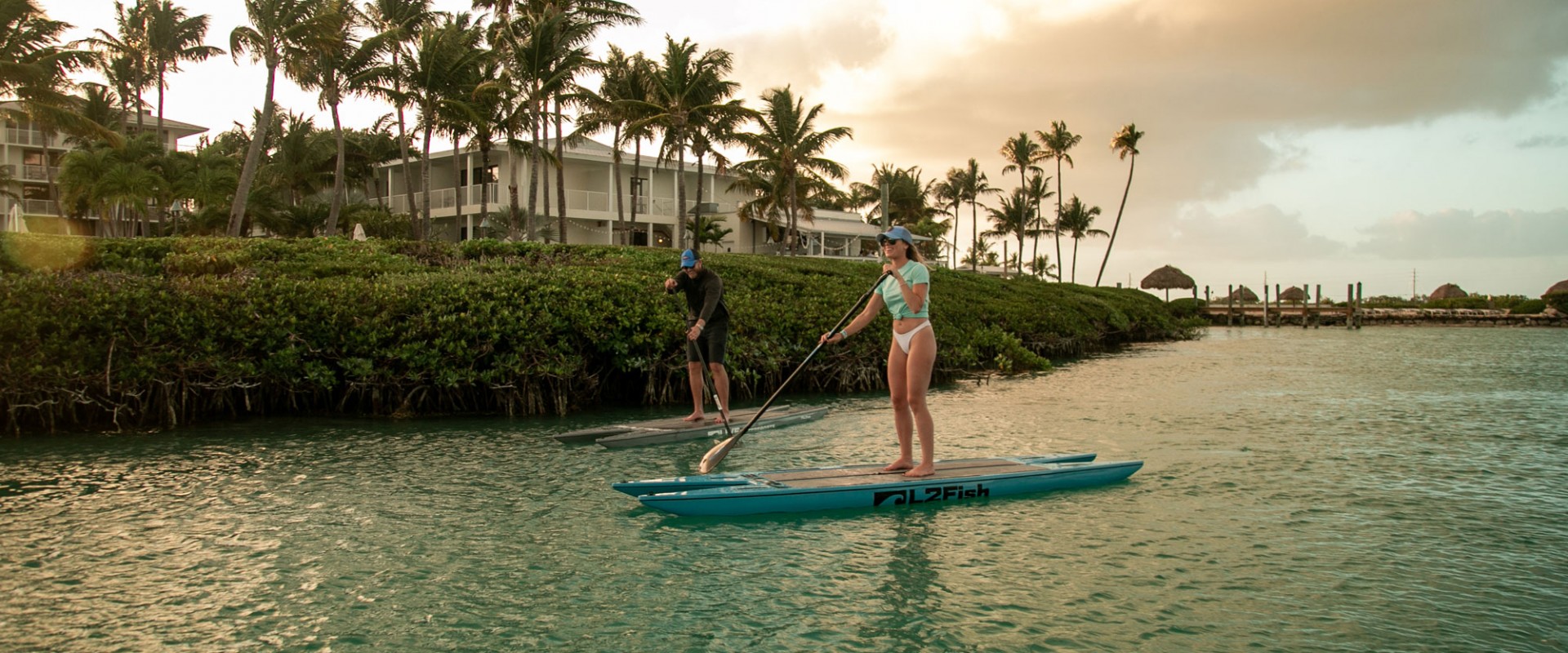 Paddle boarding in the Florida Keys
