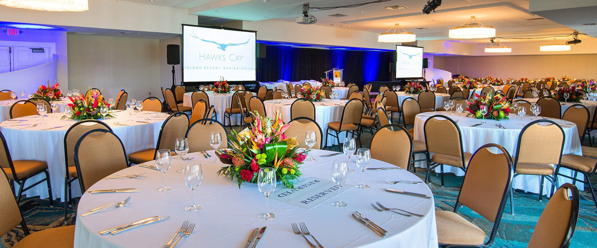 ballroom at Hawks Cay