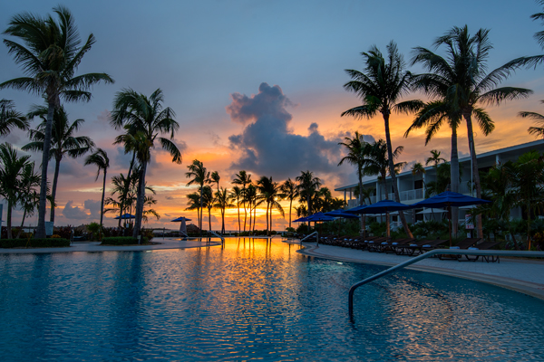 Hawks Cay Pool During a Florida Keys Sunrise