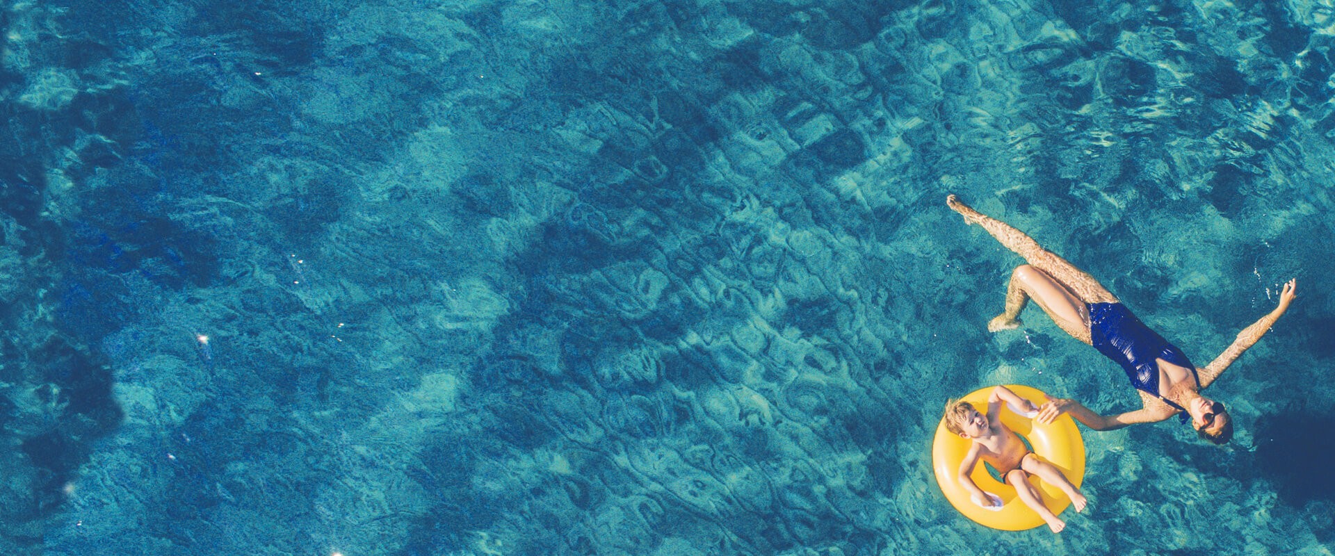floating on a paddleboard