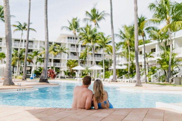 Adult-only resort area at Hawks Cay