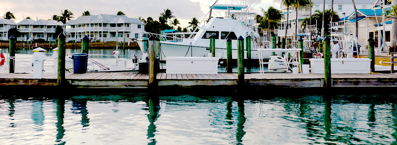 charter boat at Hawks Cay Marina
