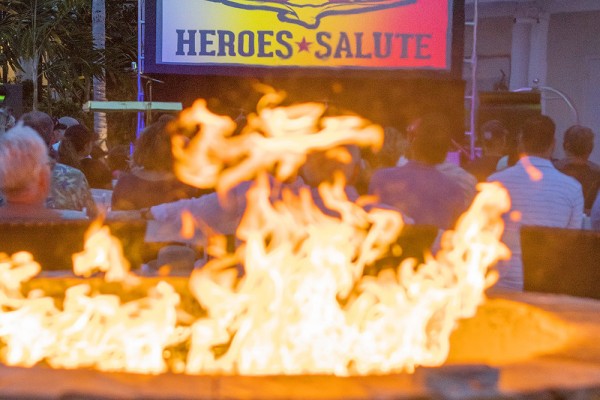 Heroes Salute festivities in the Florida Keys.