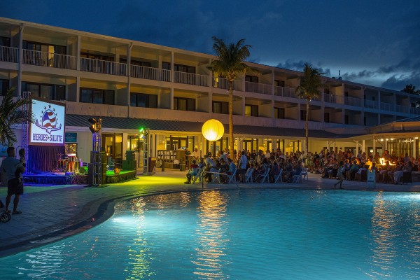Heroes Salute festivities at Hawks Cay in the Florida Keys