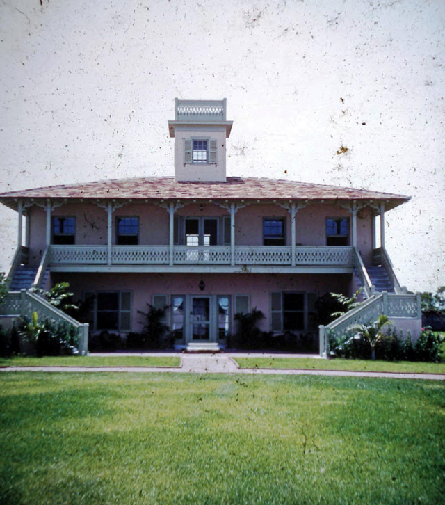 Vintage image of an old building on Duck Key